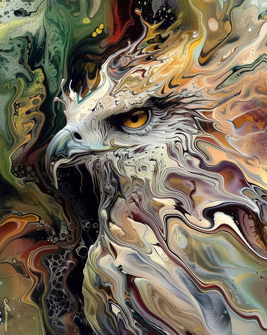 "Inferno of the Sky: The Elemental Raptor"